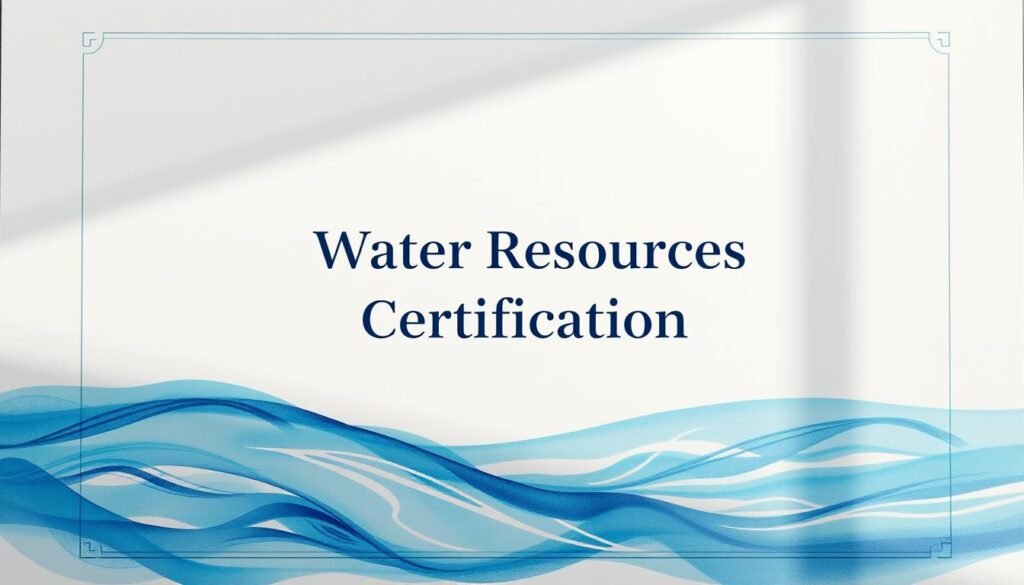 certification for water resource engineer