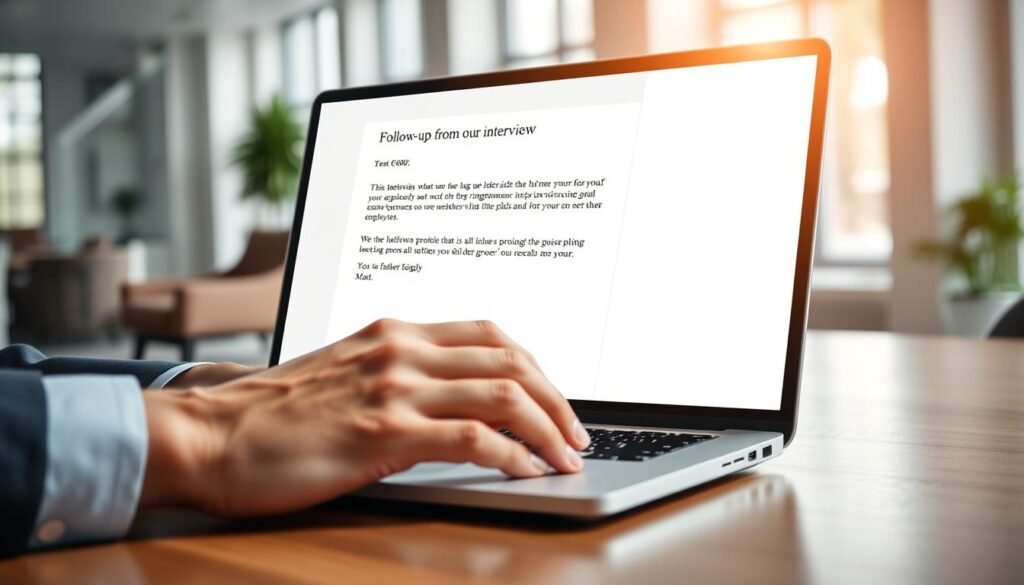 employer follow-up email